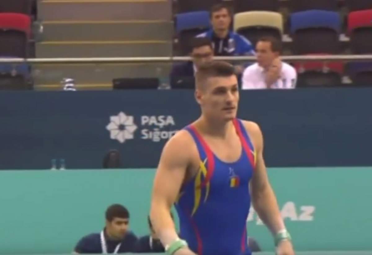 Panică la Europenele de gimnastică! Un sportiv român s-a accidentat grav şi a fost scos pe targă din sală!