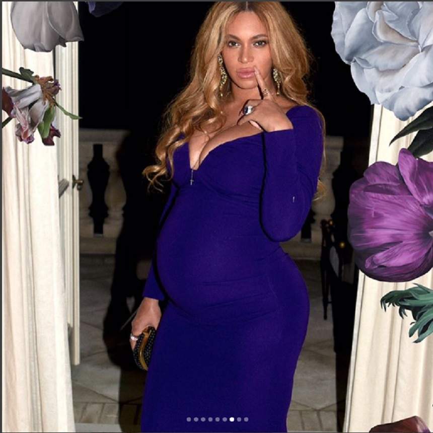 FOTO & VIDEO / Beyonce, cu burtica de gravidă din ce în ce mai mare! Mai are puțin și își va strânge gemenii în brațe