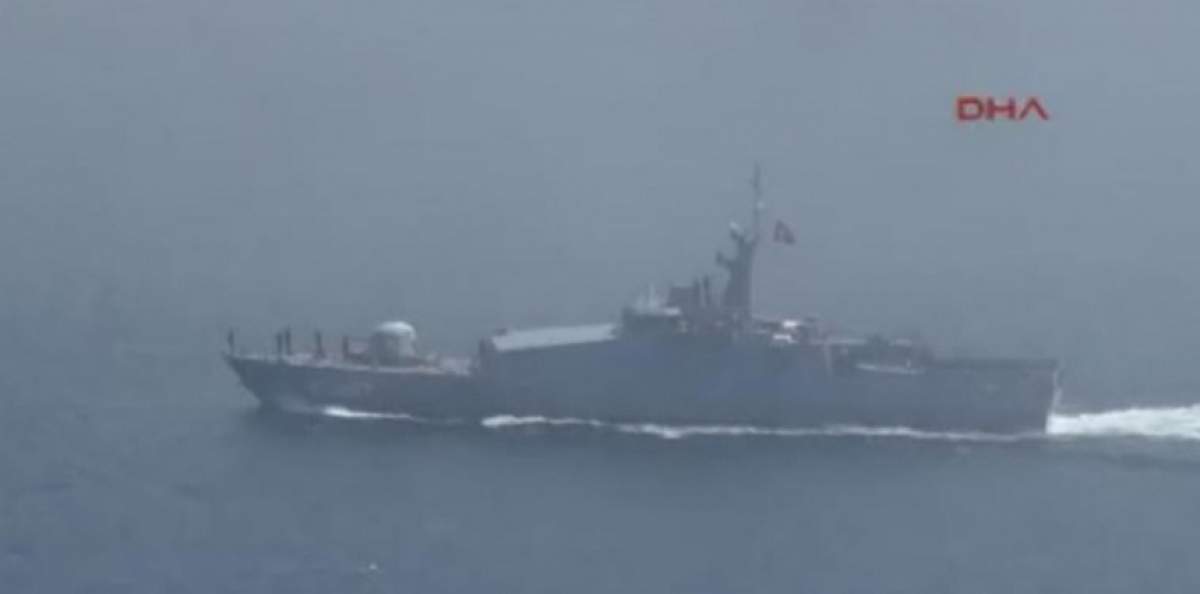 VIDEO / ULTIMA ORĂ! Navă militară rusească s-a scufundat în Marea Neagră