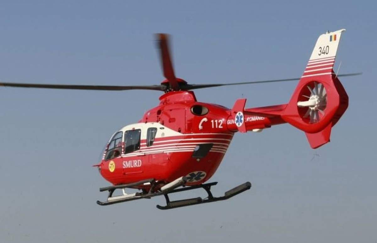 Accident şocant în judeţul Dolj. O victimă a fost transportată cu un elicopter SMURD