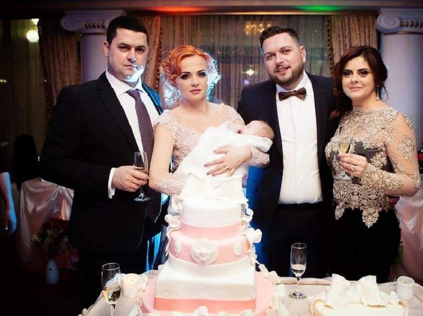 FOTO / Botez în familia Alinei Vidican, fratele și soția acestuia au fost nașii unei fetițe!