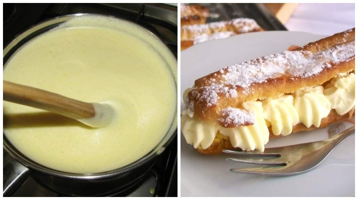 Cea mai simplă reţetă pentru crema de vanilie. Perfectă pentru eclere, cremşnit sau Choux a la creme