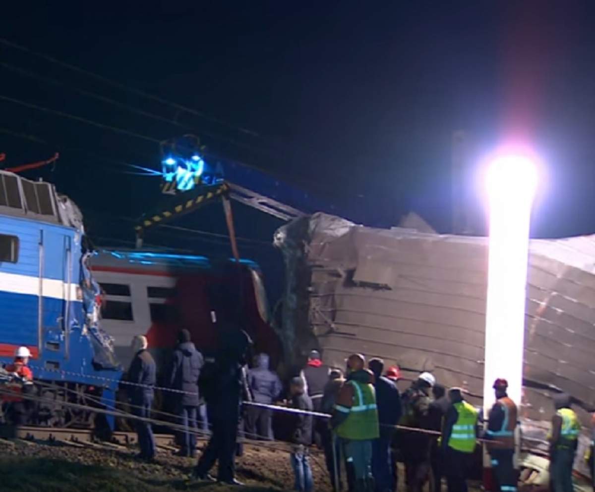 VIDEO / Două trenuri s-au ciocnit în Moscova! 50 de persoane au fost rănite