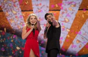 FOTO / Emoții mari pentru Ilinca și Alex, reprezentanţii României la Eurovision 2017: "Astăzi este ziua cea mare"