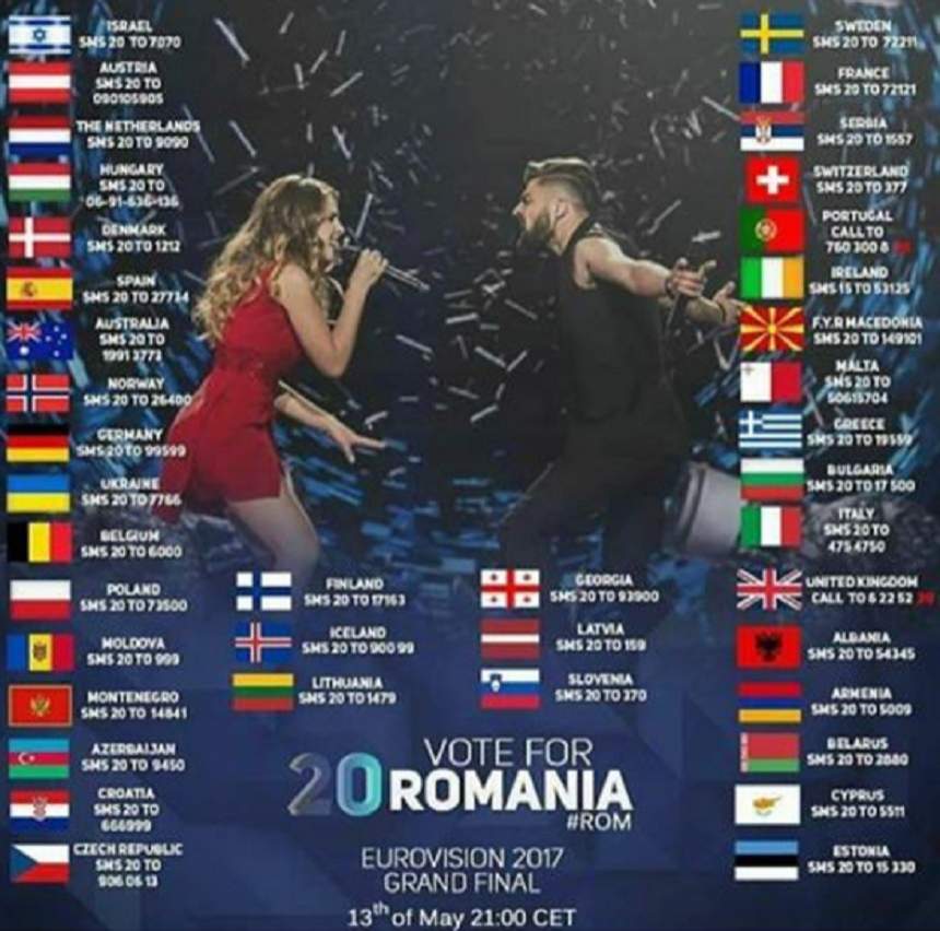 FOTO / Emoții mari pentru Ilinca și Alex, reprezentanţii României la Eurovision 2017: "Astăzi este ziua cea mare"