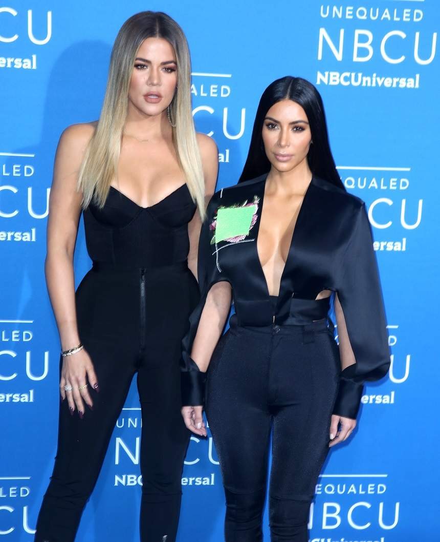 FOTO / Cum şi-a ascuns Kim Kardashian posteriorul deformat la un eveniment monden! Sânii ei expuşi au compensat