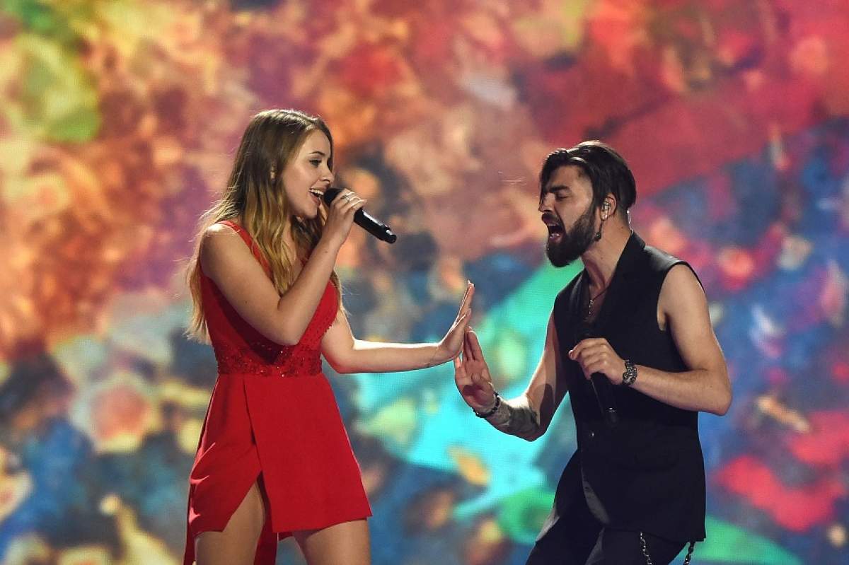 Ilinca Băcilă şi Alex Florea, reprezentanţii României la Eurovision 2017, ceartă înainte de a urca pe scena de la Kiev