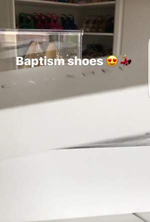 FOTO / Marina Dina a început pregătirile pentru botezul gemenilor săi! Şi-a cumpărat pantofi de LUX