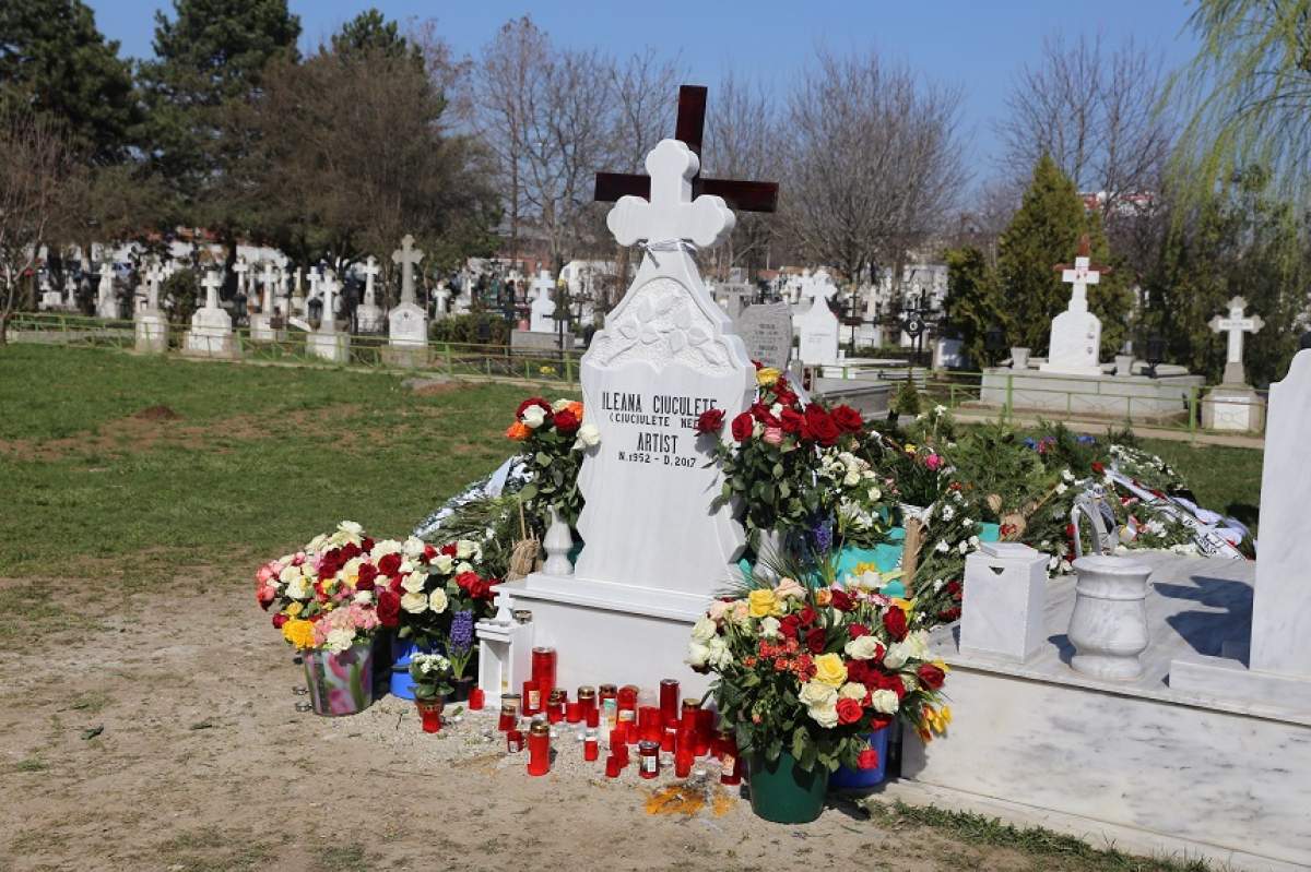 FOTO / Ce s-a întâmplat la mormântul Ilenei Ciuculete la mai mult de două luni după ce a fost îngropată!