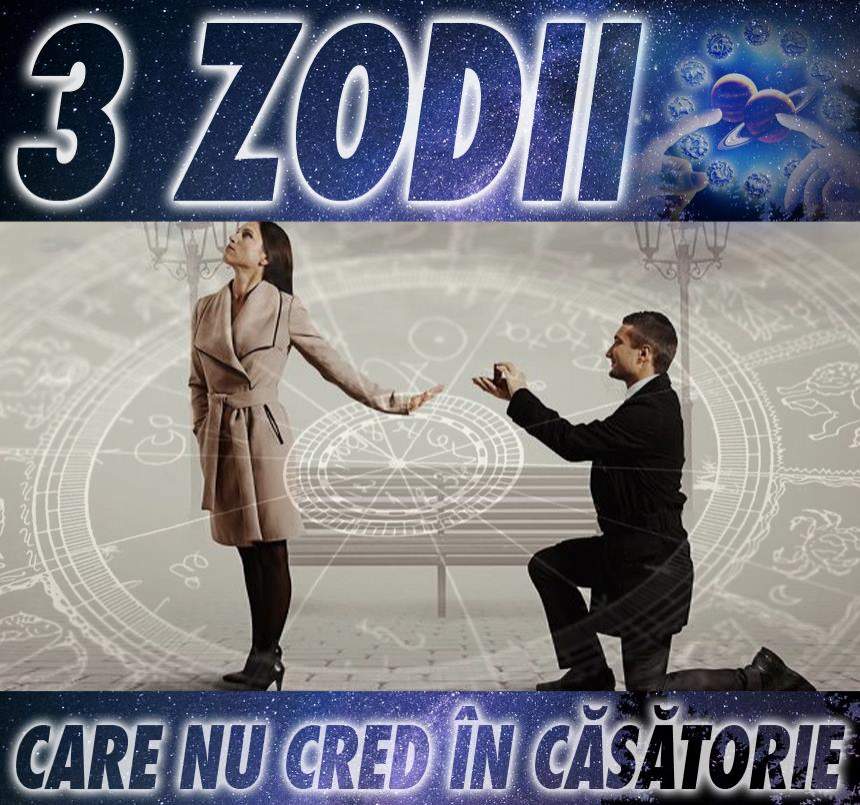 3 zodii care NU cred în căsătorie