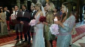 FOTO & VIDEO / Surorii Deliei Matache i s-a făcut rău la nuntă! Oana, copleşită de emoţii