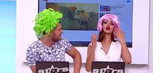 VIDEO & FOTO / Matinalii şi-au schimbat look-ul! Natalia Mateuţ, cu părul roz, Răzvan Botezatu, verde în cap, iar Raluca Dumitru, blondă