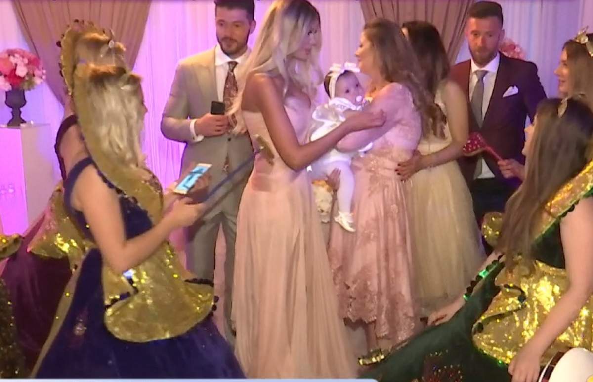VIDEO / Moment neobişnuit la petrecerea de botez a fiicei Biancăi Drăguşanu! Ce s-a întâmplat la celebrul moment cu ursitoarele