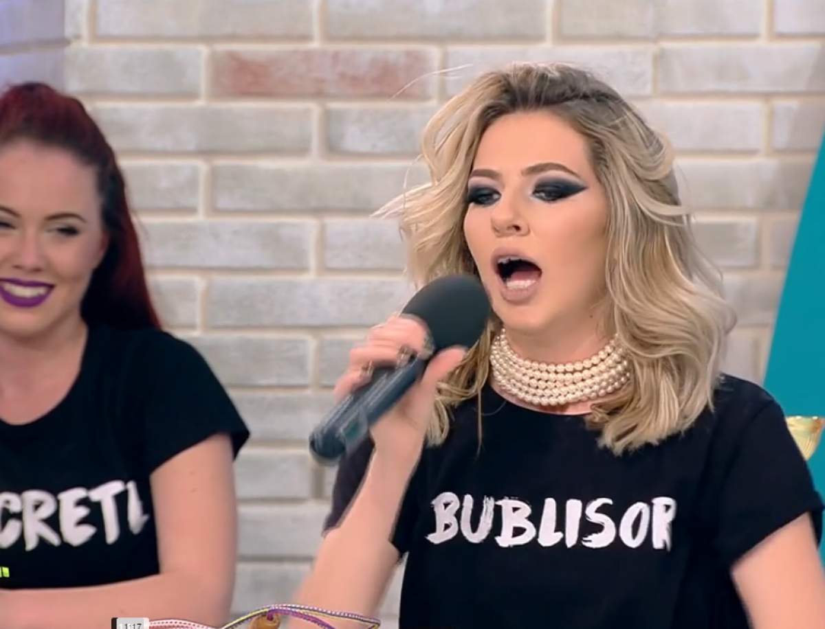 VIDEO / Dani Oţil a făcut ochii mari când a văzut-o. Cum a apărut Lidia Buble azi, la TV. Iubita lui Răzvan Simion, sexy şi rea