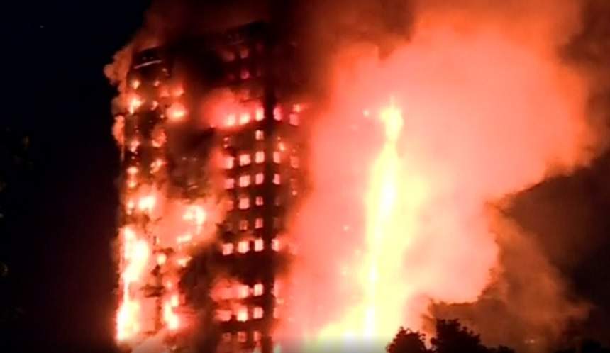 UPDATE: VIDEO / Bilanţul victimelor incendiului uriaş din Londra! Peste 70 de persoane rănite, dintre care 20 în stare gravă