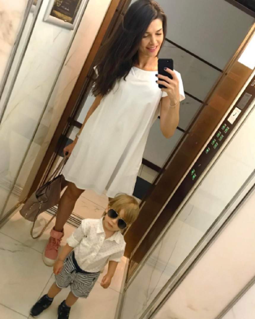 FOTO / Alina Puşcaş a ieşit la "agăţat" cu fiul său! Alexandru, cuceritor de mic