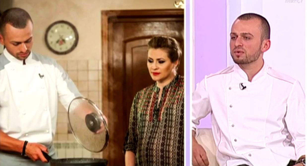 VIDEO / Câştigătorul primului sezon de la "Chefi la cuţite", maşină de făcut bani! Un invitat surpriză a degustat din preparatul gătit la TV