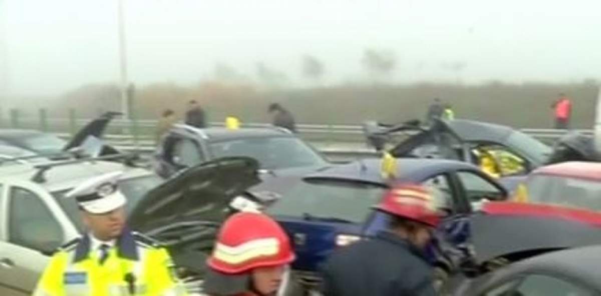 VIDEO / Accident GRAV pe Autostrada Soarelui! Șapte persoane sunt rănite