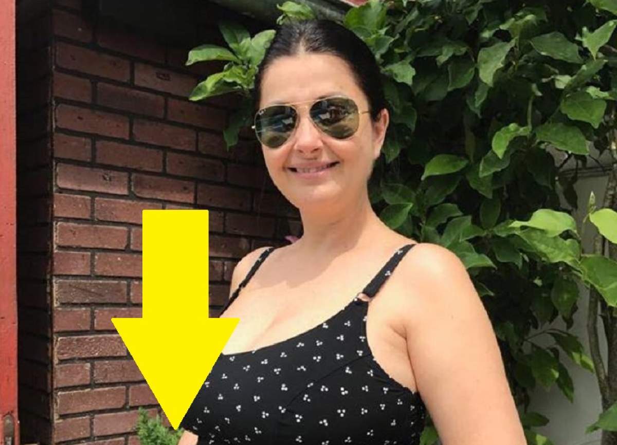 Gabriela Cristea, cu burta de gravidă la vedere! A pozat în lenjerie intimă