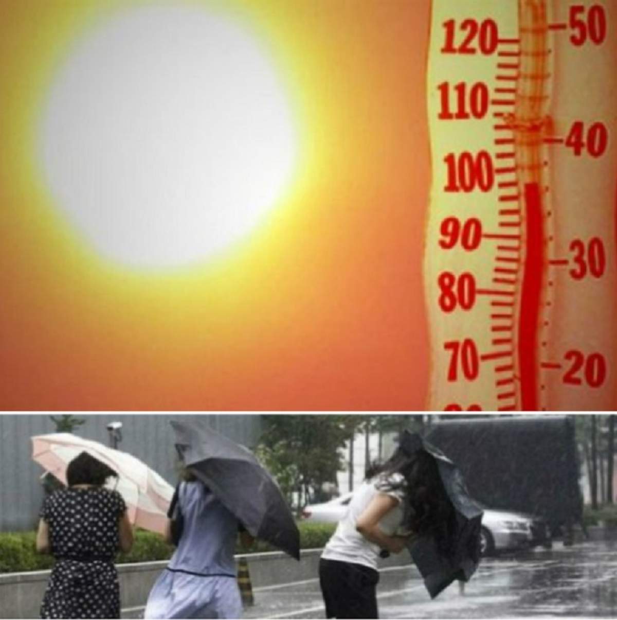 Informare METEO de CANICULĂ, dar şi de VIJELII! Ce se întâmplă în ţară începând de mâine