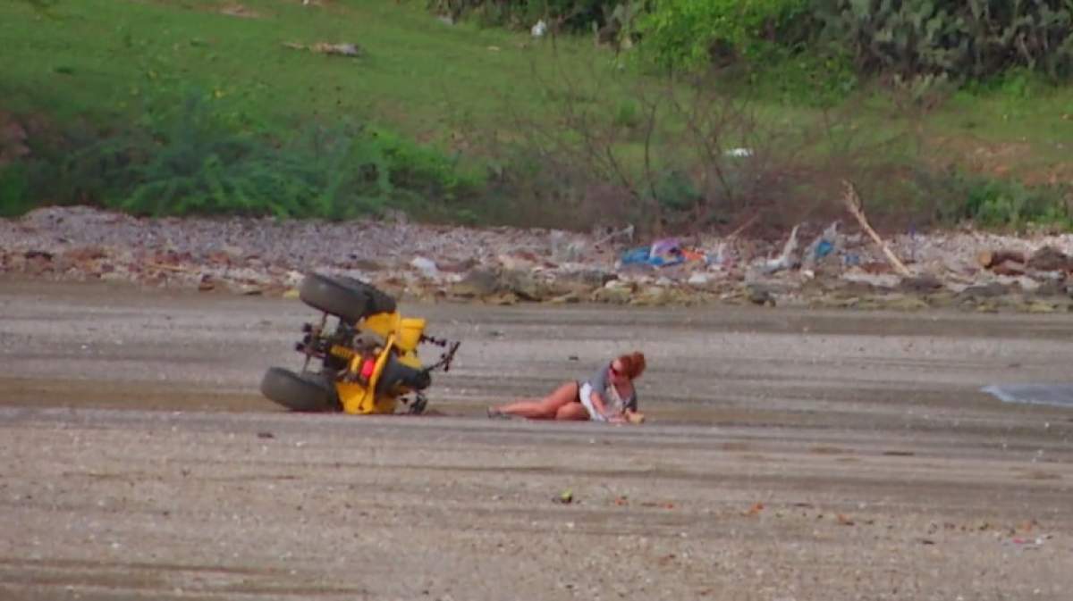 VIDEO / Momentul în care DeeDee de la "Insula Iubirii" s-a accidentat cu ATV-ul! Ce s-a întâmplat, de fapt