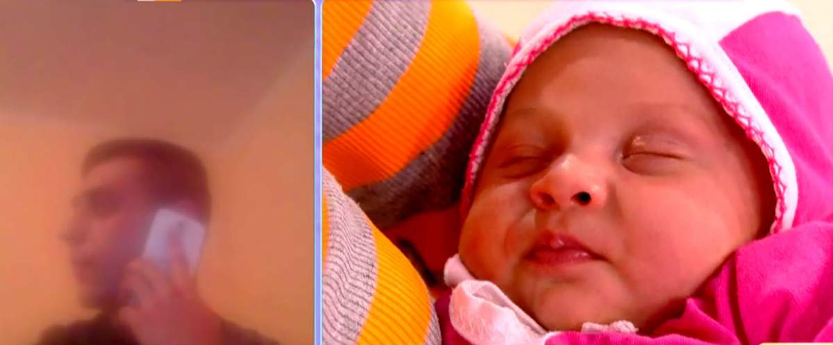 VIDEO /  Mama de 17 ani sedusă şi abandonată. Tatăl şi-a văzut pentru prima dată bebeluşul la TV