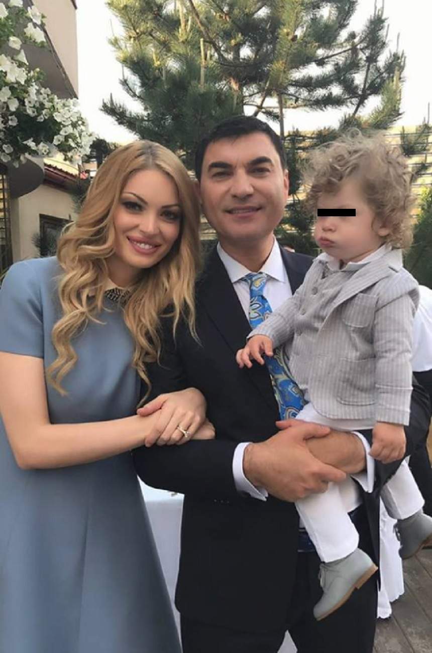 FOTO / Primul tablou de familie cu Cristi Borcea, Valentina Pelinel şi fiul lor! Fostul acţionar, mândru în libertate, alături de Milan