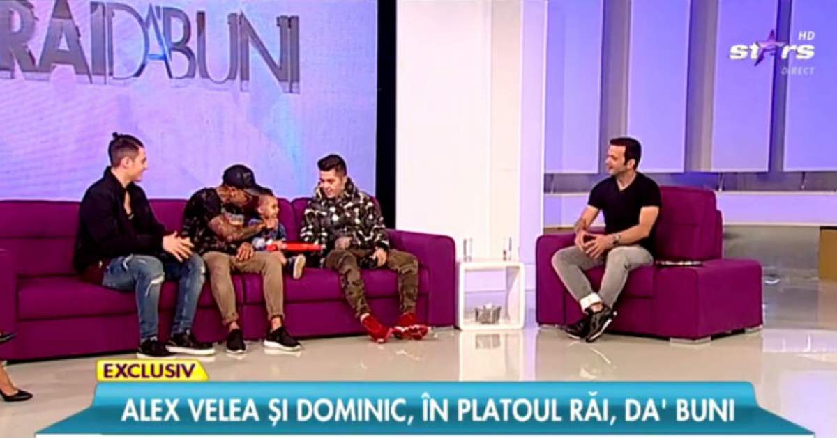 VIDEO / Fiul cel mare al lui Alex Velea l-a salutat pe Mihai Morar ca-n filme: "Rapper copilul". Imaginile fac senzaţie