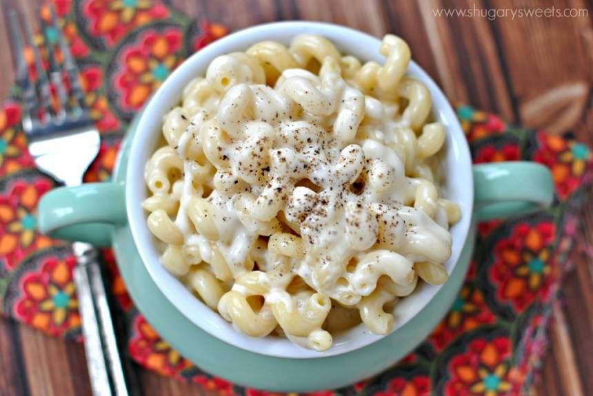 Fantezie de brânzeturi! Paste cu cheddar şi parmezan