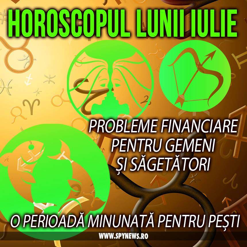 Remus Ionescu a făcut horoscopul lunii IULIE! Pierderi financiare pentru Gemeni și Săgetători. O perioadă minunată pentru Pești