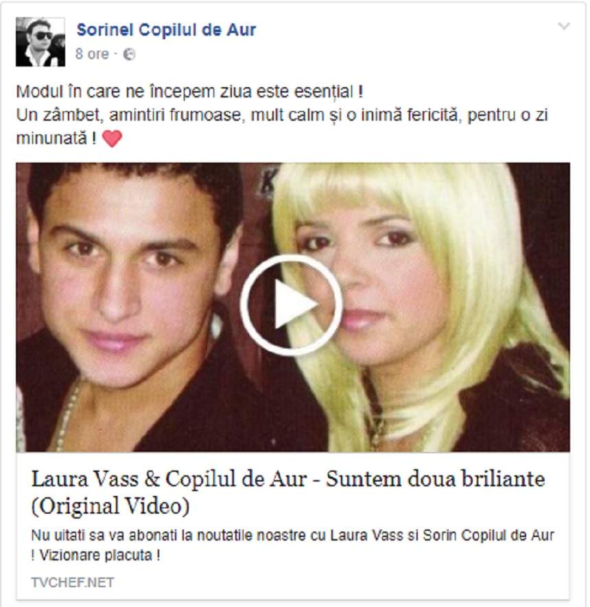 FOTO / Sorinel Copilul de Aur, familist convins, dar nu o poate uita pe Laura Vass! Ce a făcut la câteva luni după ce a devenit tată