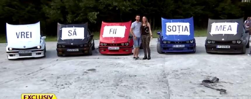 VIDEO / Cerere în căsătorie printre drifturi! Un fost concurent la MPFM, surpriză de proporţii pentru iubita lui