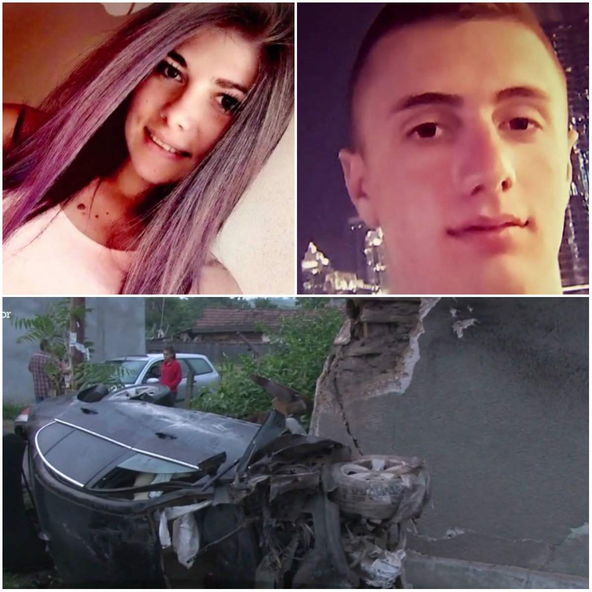 VIDEO / Destin cumplit! O tânără a murit la 100 de metri de casă, după ce iubitul ei a pierdut controlul maşinii