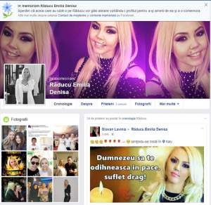 FOTO / Fanii au avut un şoc astăzi când au intrat pe Facebook-ul Denisei Manelista! Cutremurător ce s-a întâmplat la numai o zi de la moartea ei
