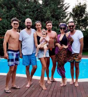 FOTO / Raluca Bădulescu a ieşit la piscină, în costum de baie, dar şi-a ferit defectele de camera foto! Ce complexe mai are vedeta