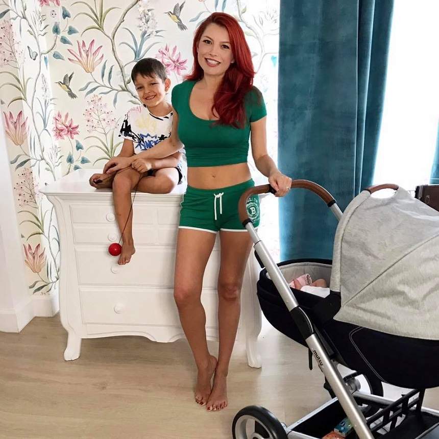 FOTO / Elena Gheorghe a reacţionat după ce a fost acuzată că îşi ascunde adevăratul trup de după sarcină! Cum arată vedeta