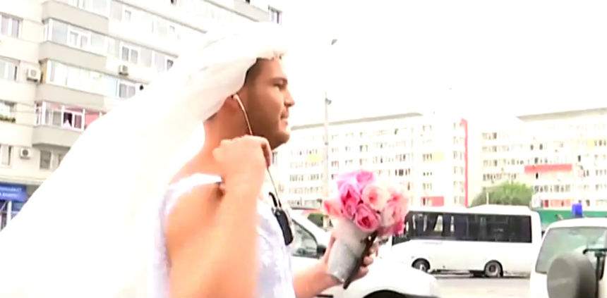 VIDEO / STARoganţă: Bote şi-a căutat mirele, după ce a îmbrăcat rochia de mireasă! Ce a ieşit o să ajungă viral