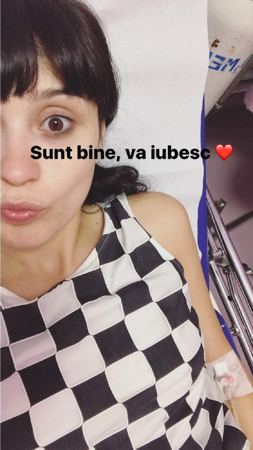 FOTO / Irina Rimes a ajuns de urgenţă la spital! A rămas internată cu perfuzii în mână. Cum se simte acum