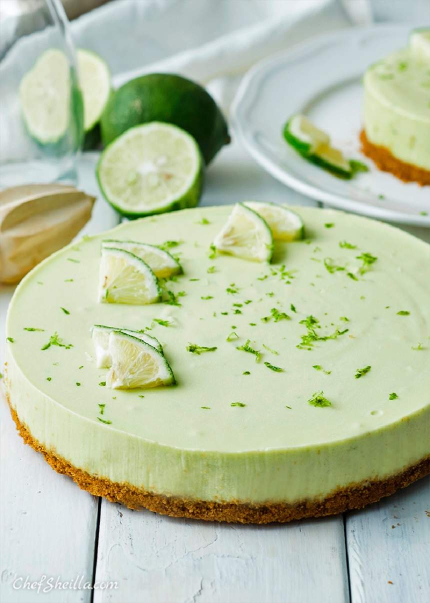 Un desert fresh! Cheesecake cu avocado şi lime