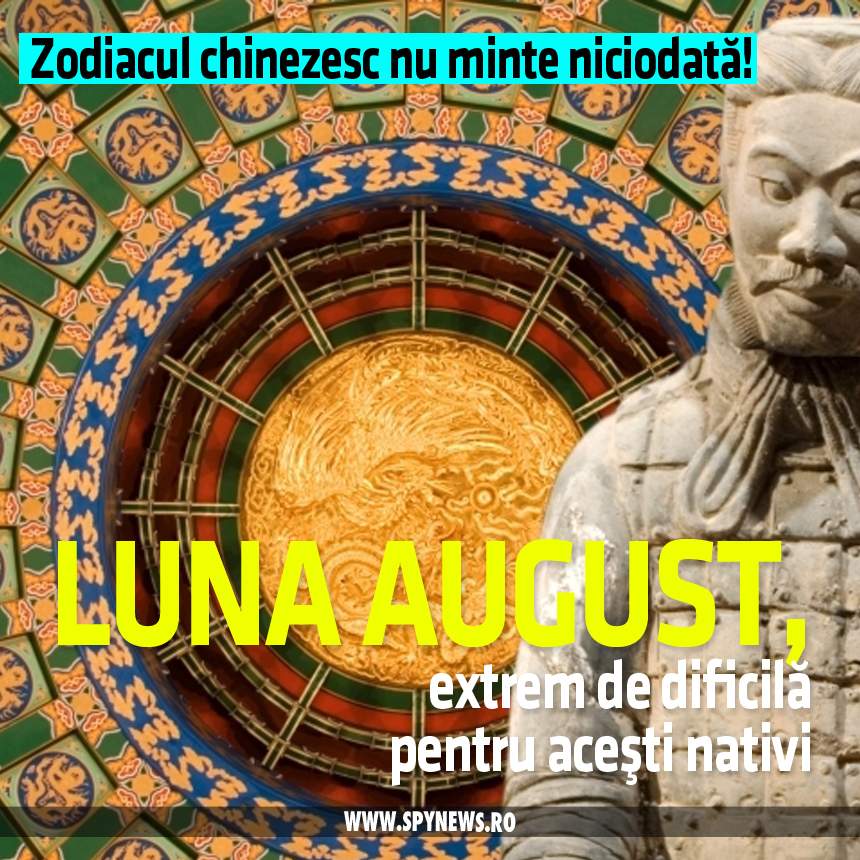 VIDEO / Luna august, extrem de dificilă în zodiacul chinezesc! Unii naivi sunt predispuşi la accidente, alţii au noroc la bani