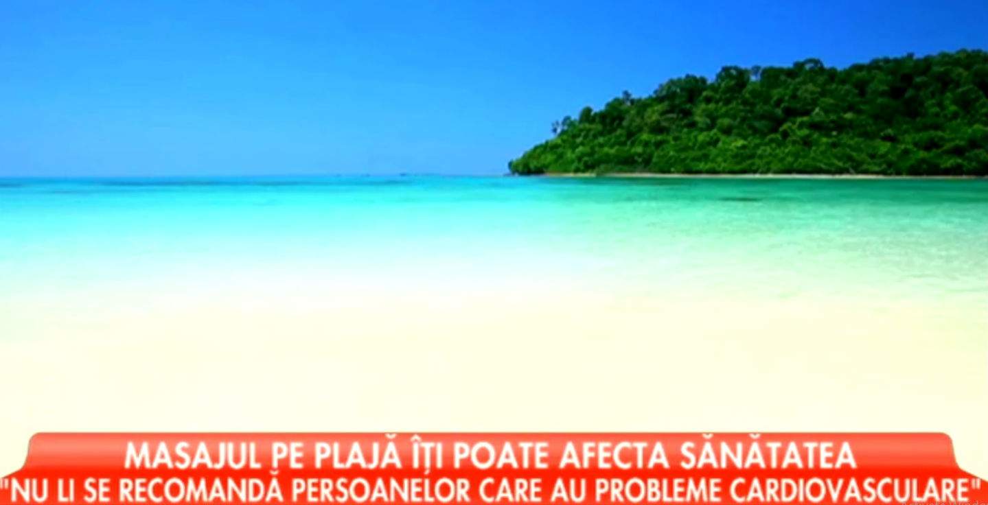 ÎNTREBAREA ZILEI: De ce este periculos să ţi se facă masaj pe plajă? Ai mare grijă!
