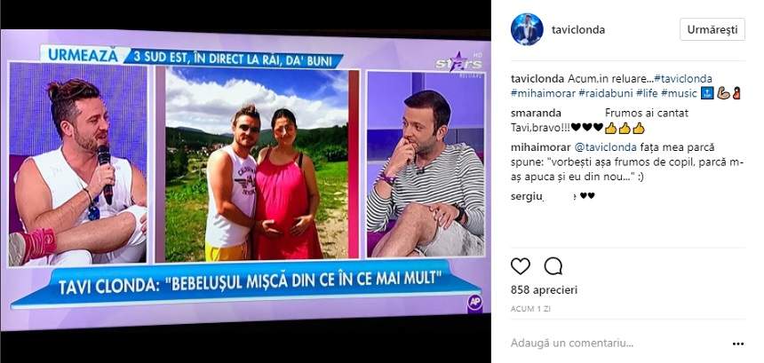 FOTO / Mihai Morar, din nou tătic?! Ce i-a spus lui Tavi Clonda după ce  s-a terminat emisiunea