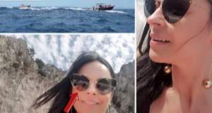 VIDEO / Andreea Marin a plecat în vacanţă cu un bărbat misterios! A "scăpat" prima fotografie cu cel care o face acum fericită