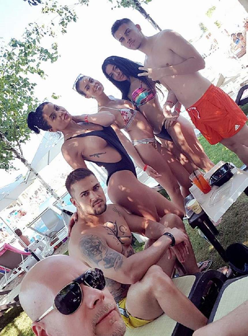 FOTO / Diana, nu ai vrea să vezi asta! Cu cine şi-a făcut Ben de la "Insula Iubirii" apariţia la piscină! A dat-o uitării pe brunetă