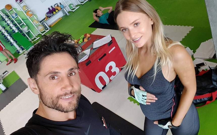 FOTO / Sora Deliei Matache, poză cu burta de gravidă în toată splendoarea! Mai are puţin şi naşte, dar nu renunţă la sport