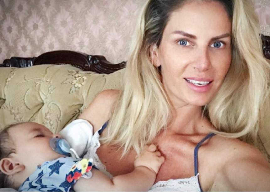 FOTO / Andreea Bănică, reacţie dură după ce a fost acuzată că îi e lene să-şi hrănească băieţelul: "Mai bine îţi vezi de copilul tău!"