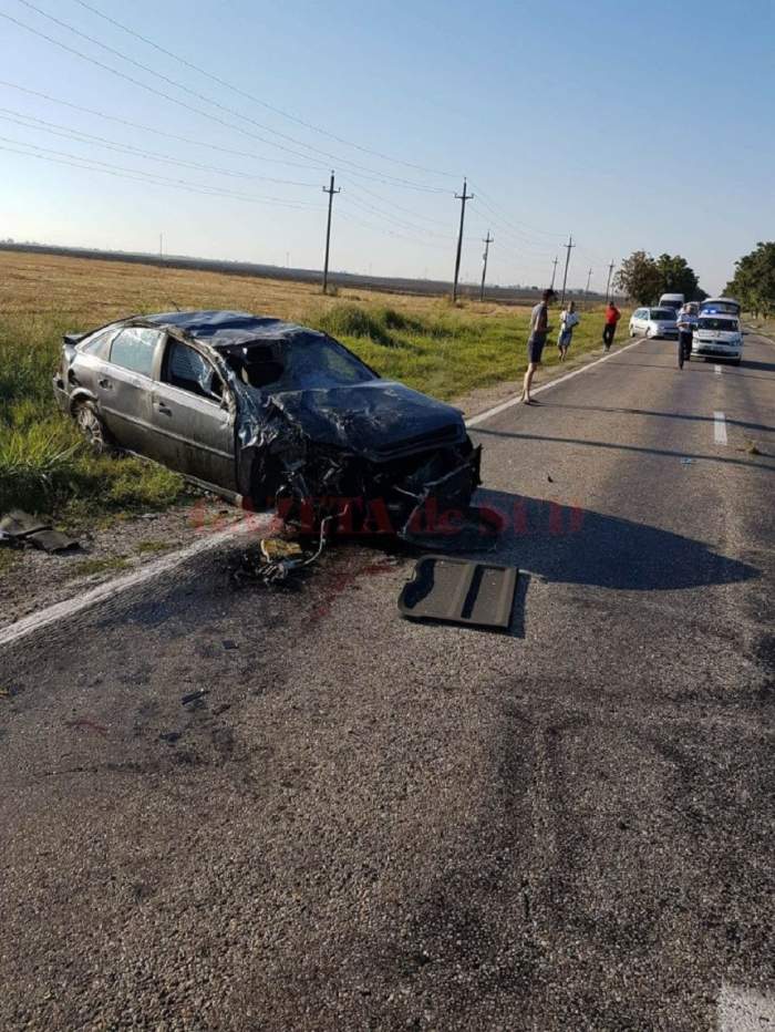FOTO / Incident în lanţ! Cinci victime implicate într-un accident rutier în Olt
