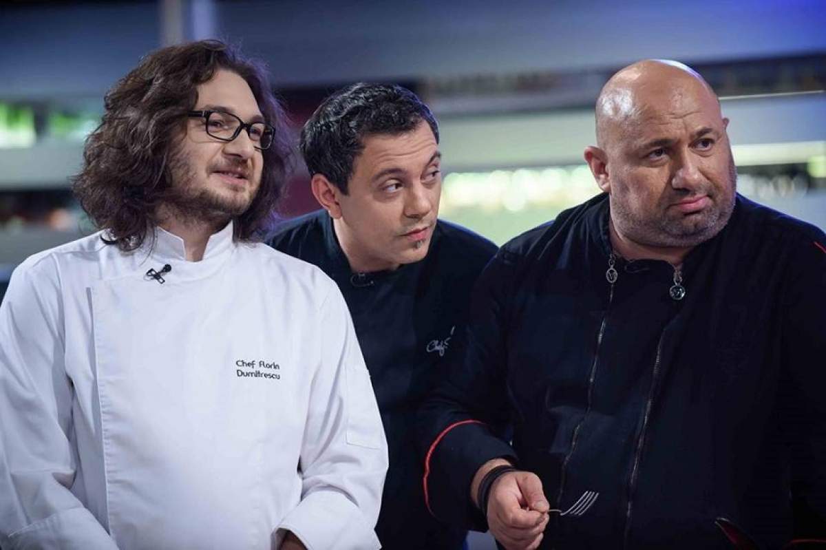 FOTO / Bătălia chef-ilor! Cât au ajuns să cântărească Cătălin Scărlătescu și Florin Dumitrescu! Sorin Bontea e invidios