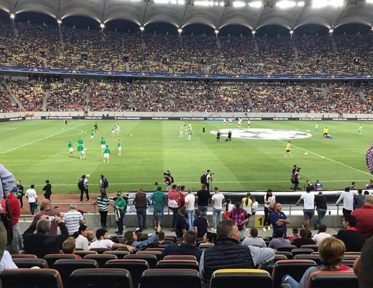VIDEO / Scandal mare pe stadion la meciul FCSB - Sporting! S-au aruncat cu torțe, iar jandarmii au intervenit de urgență