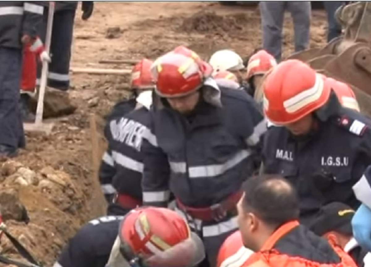 Tragedie în Vâlcea! Un muncitor a murit, iar altul a fost grav rănit după ce un mal de pământ s-a surpat peste ei